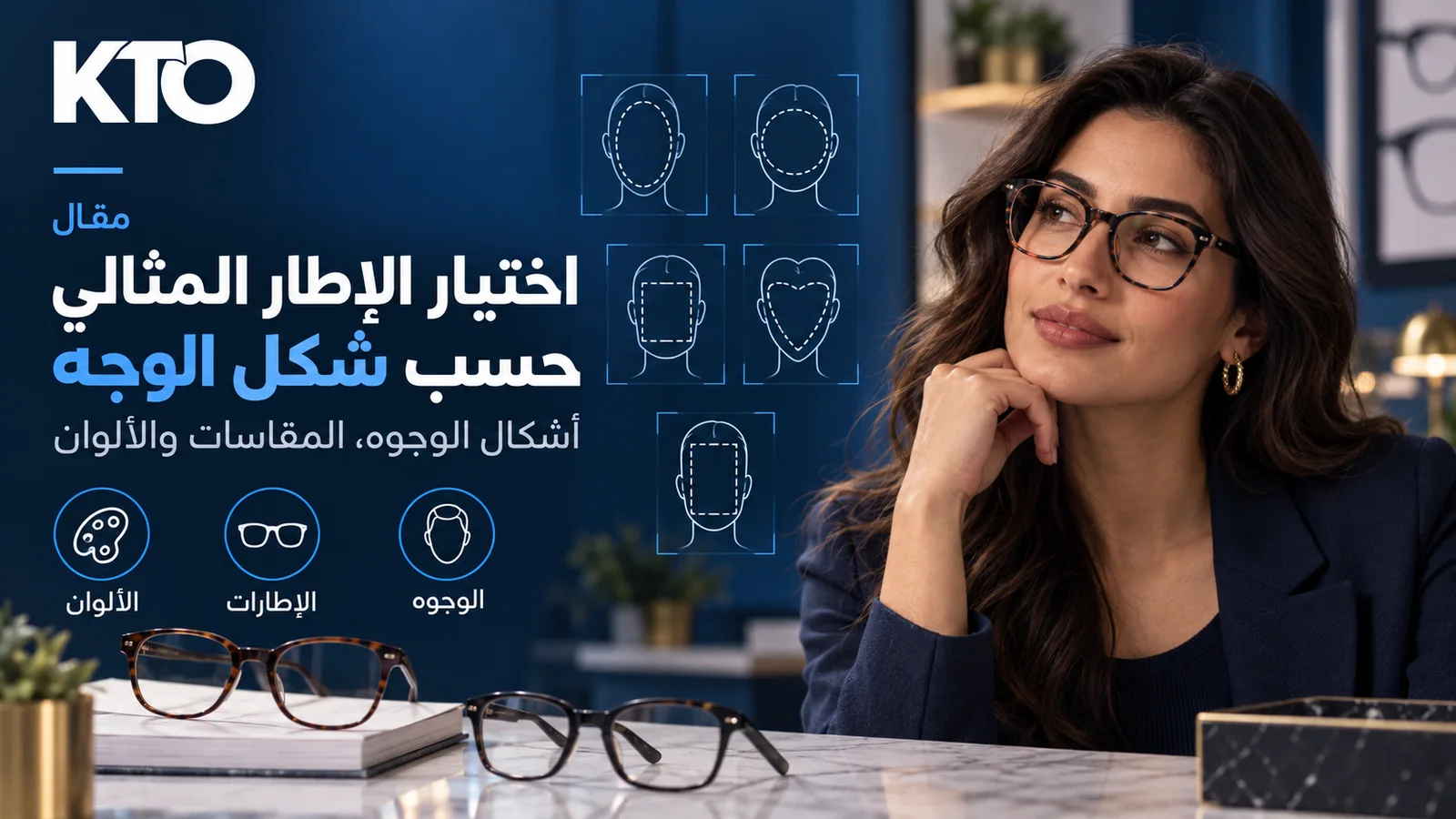 كيفية اختيار الإطار المثالي لشكل وجهك