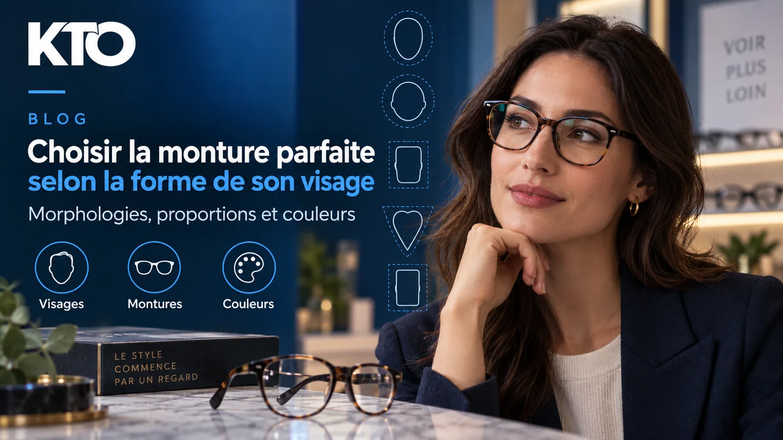 Choisir la monture parfaite selon la forme de son visage