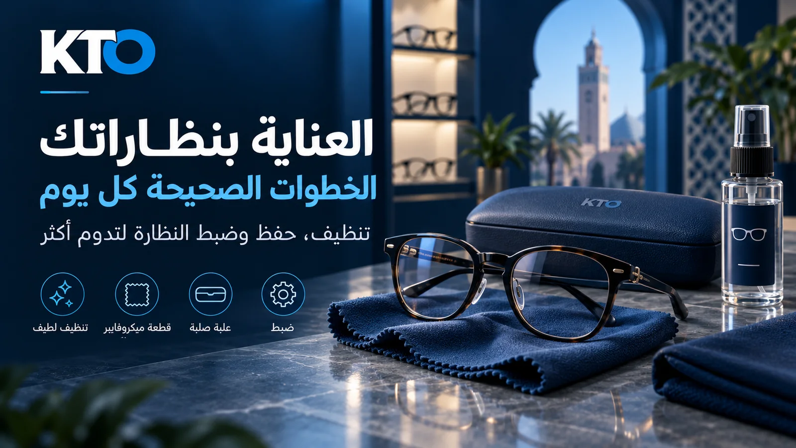 العناية بنظارتك لتدوم طويلاً