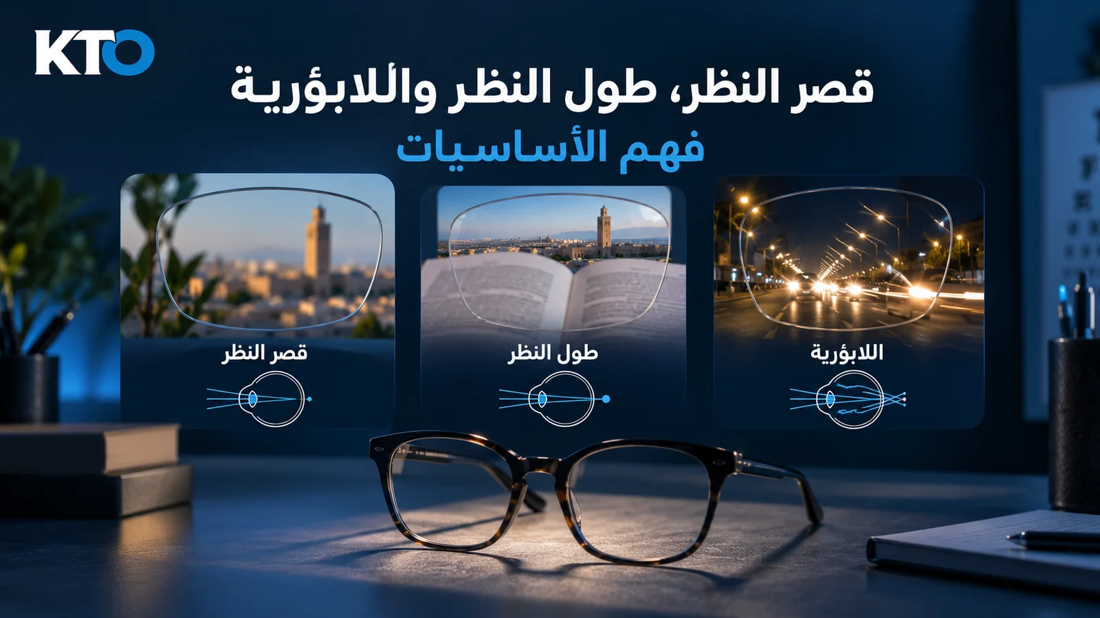 قِصَر النظر، طول النظر، الاستجماتيزم: الأساسيات