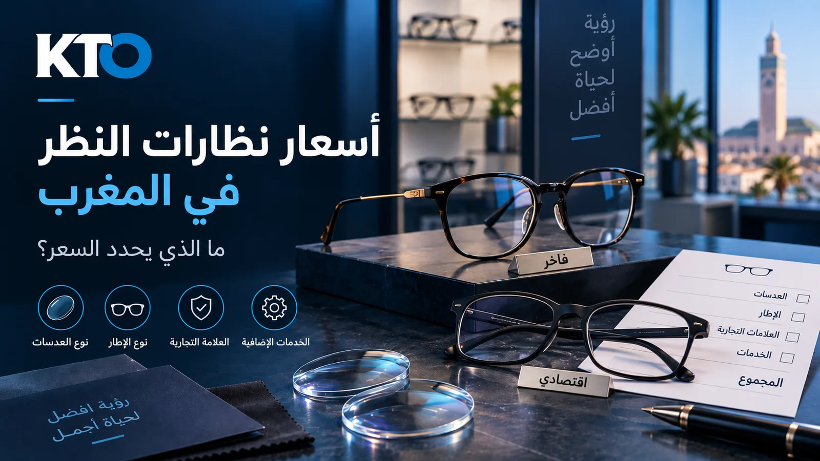 أسعار النظّارات الطبّية في المغرب — الدليل الكامل